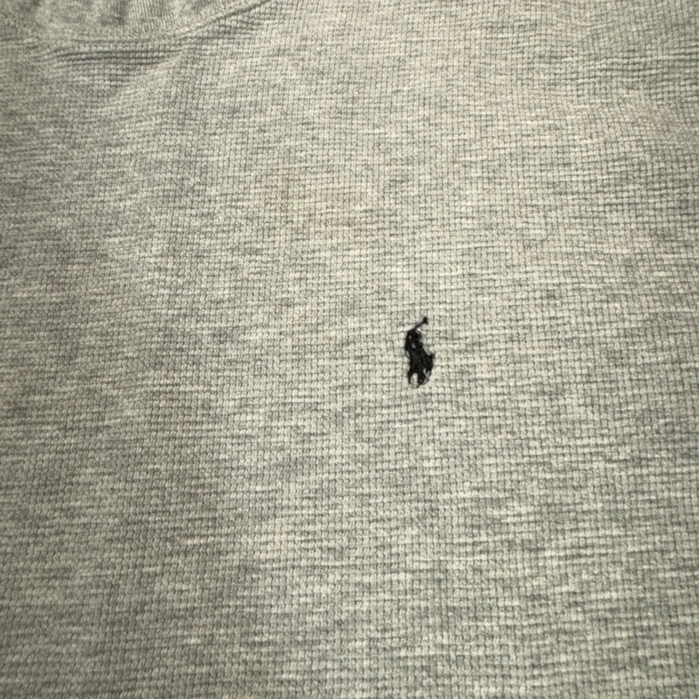 Polo Ralph Lauren Waffle Knit Thermal Mens XL Gray Long Sleeve Crewneck Shirt